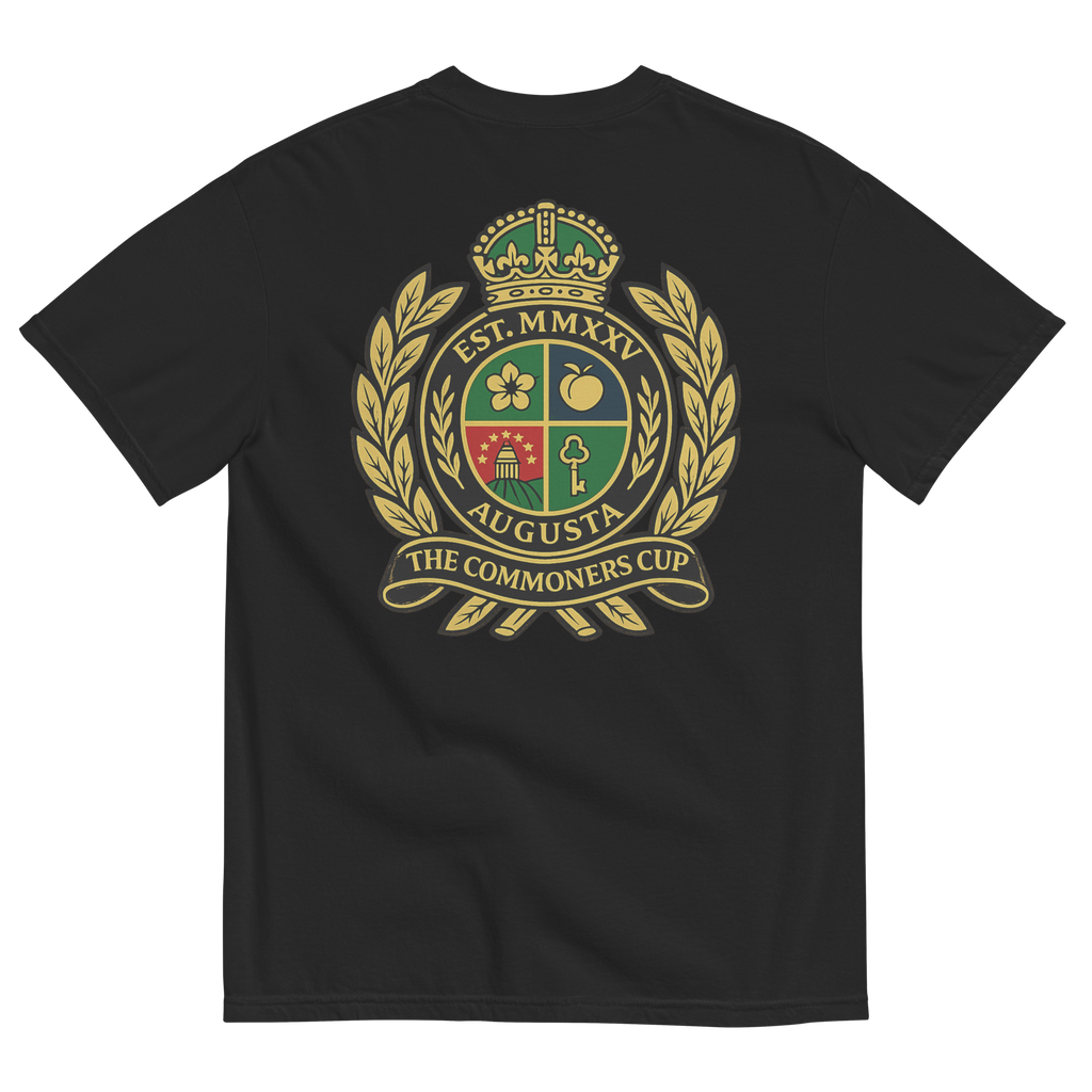 Black Bored Caddy x Commoners Cup Crest T-Shirt