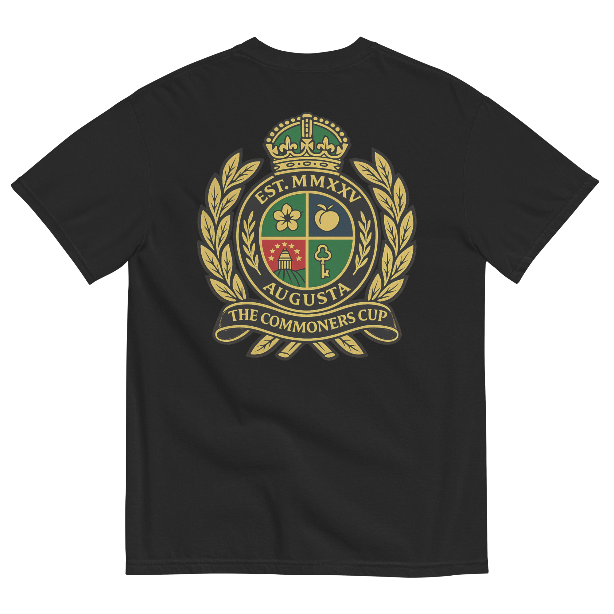 Black Bored Caddy x Commoners Cup Crest T-Shirt